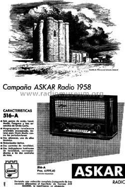 516-A; Askar, Ascar; Irún (ID = 1394439) Radio