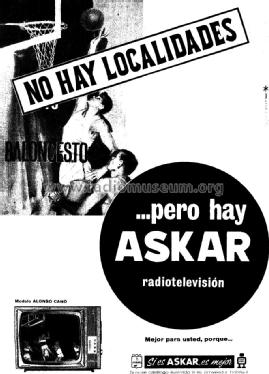 Alonso Cano AE-48-T-362-A; Askar, Ascar; Irún (ID = 1393749) Television