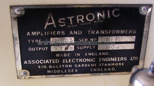 Astronic A1333; Associated (ID = 1415000) Ampl/Mixer