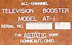 AT-1 ; Astatic Corp.; (ID = 522176) Converter