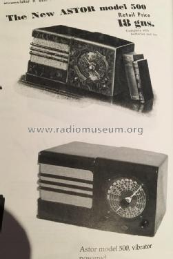 500-GF; Astor brand, Radio (ID = 2253648) Radio