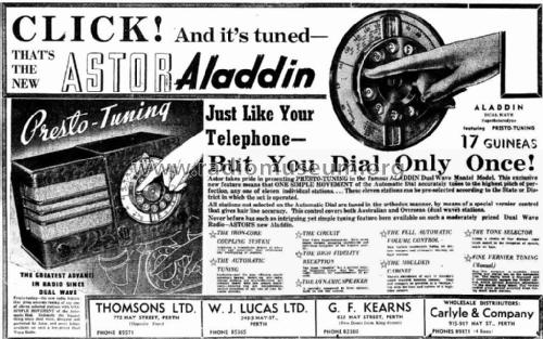 Aladdin CD; Astor brand, Radio (ID = 1974236) Radio
