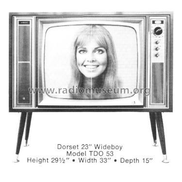 Dorset 23 Wideboy TD053 Ch= Series 11; Astor brand, Radio (ID = 2006088) Television