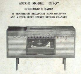 Stereogram Radio G14Q; Astor brand, Radio (ID = 1438324) Radio