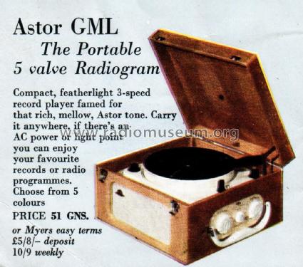 Microgram GML; Astor brand, Radio (ID = 1985695) Radio