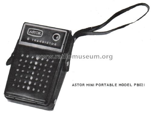 Mini PB021; Astor brand, Radio (ID = 2259759) Radio