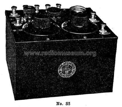 Atchison Receiving Set Regenerative Tuner Type S-5; Atchison Radio & (ID = 1486321) Radio