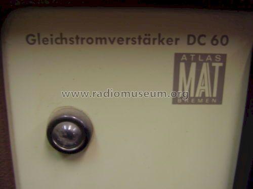 Gleichstromverstärker DC 60; Atlas - Bremer Atlas (ID = 973771) Equipment