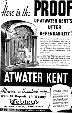 206; Atwater Kent Brand, (ID = 3035603) Radio