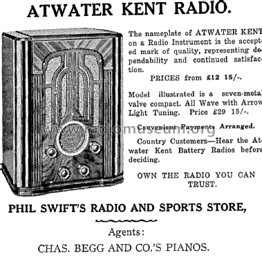 637 Ch=P637X; Atwater Kent Brand, (ID = 3039812) Radio