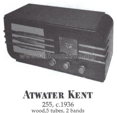 255 ; Atwater Kent Mfg. Co (ID = 1394169) Radio