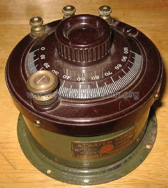 4117 Variable Condenser; Atwater Kent Mfg. Co (ID = 1441044) Radio part