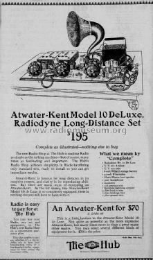 4340 Model 10 Radiodyne; Atwater Kent Mfg. Co (ID = 2453080) Radio