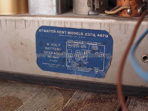 467Q; Atwater Kent Mfg. Co (ID = 1741722) Radio