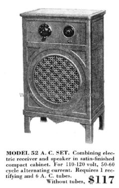 52 ; Atwater Kent Mfg. Co (ID = 1337691) Radio