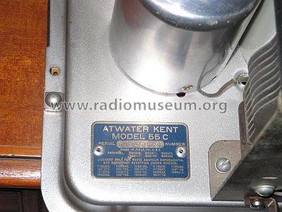55C Panel ; Atwater Kent Mfg. Co (ID = 381572) Radio