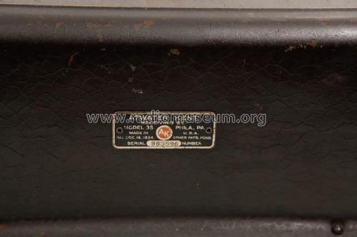 8100A Model 35A; Atwater Kent Mfg. Co (ID = 1765749) Radio