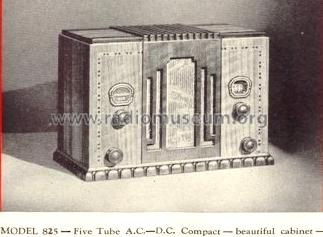 825 AC/DC; Atwater Kent Mfg. Co (ID = 258326) Radio