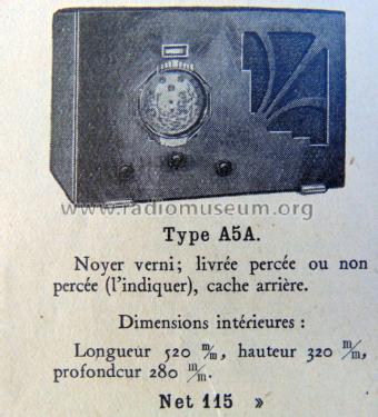 Ebénisterie A5A; Au Pigeon Voyageur, (ID = 2159781) Cabinet