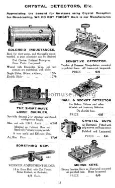 January 1923 G-Z Auckland & Sons Wireless Catalog ; Auckland, G. Z. & (ID = 1536165) Paper