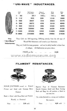 January 1923 G-Z Auckland & Sons Wireless Catalog ; Auckland, G. Z. & (ID = 1536171) Paper