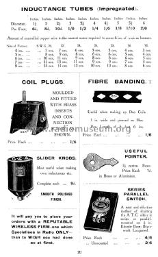 January 1923 G-Z Auckland & Sons Wireless Catalog ; Auckland, G. Z. & (ID = 1536174) Paper