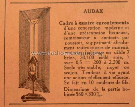 Cadre Audax à 4 enroulements ; Audax; Montreuil (ID = 1555788) Antenna