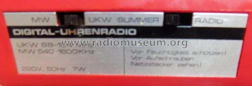 MW/UKW Digital-Uhrenradio ; Audio Sonic (ID = 2150626) Radio