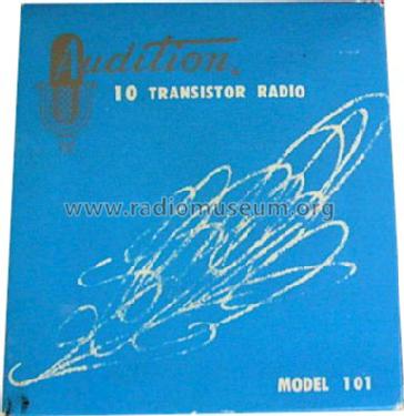 10 Transistor 101; Audition; label of (ID = 1015654) Radio