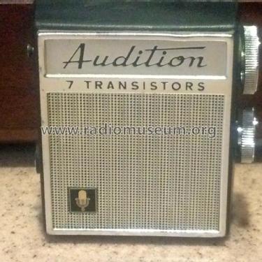 7 Transistors 1437; Audition; label of (ID = 2817528) Radio