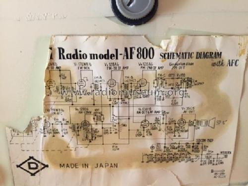 AF-800; Audition; label of (ID = 2020898) Radio