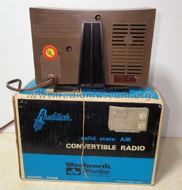 Solid State AM Convertible Radio 2528; Audition; label of (ID = 2578215) Radio