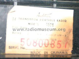 Transistor 14 1528; Audition; label of (ID = 1190463) Radio