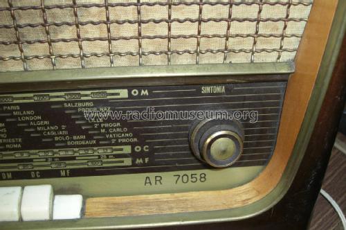 AR-7058; Augusta Costruzioni (ID = 2001041) Radio