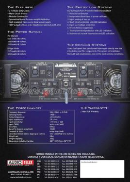 Australian Monitor AM3002; Australian Monitor (ID = 3047762) Ampl/Mixer