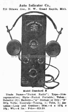 Pocket Radio ; Auto Indicator Co.; (ID = 2081115) Radio