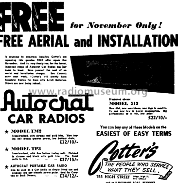 513; Autocrat Radio Ltd.; (ID = 2977383) Car Radio