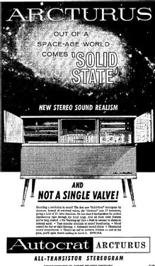 Arcturus Solid State Stereogram ; Autocrat Radio Ltd.; (ID = 3026141) Radio