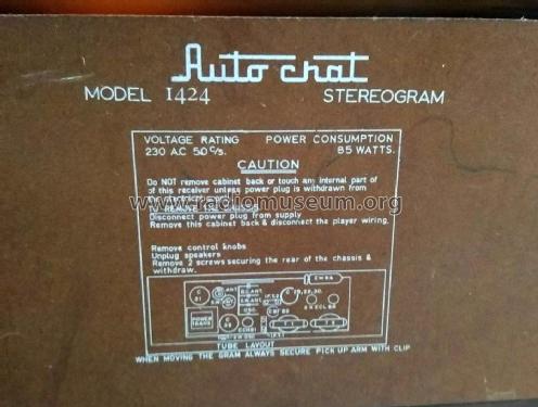 Aurora Stereogram 1424; Autocrat Radio Ltd.; (ID = 3025982) Radio