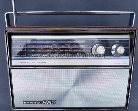 Sanyo 853 Transcontinental 11XA-853; Autocrat Radio Ltd.; (ID = 3102789) Radio