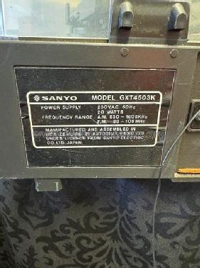 Sanyo GXT 4503K; Autocrat Radio Ltd.; (ID = 3064011) Radio