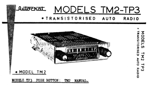 TM2; Autocrat Radio Ltd.; (ID = 2977182) Car Radio