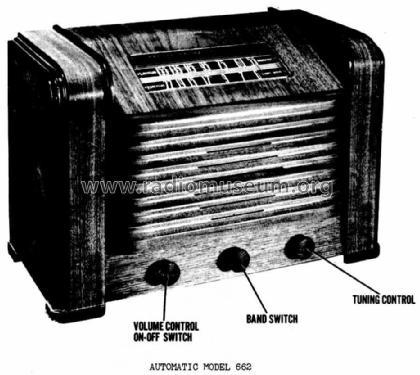 662 Radio Automatic Radio Mfg. Co.; Boston MA, build 1947, 1 pictures ...