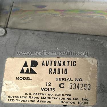 All Transistor C-4049; Automatic Radio Mfg. (ID = 2969539) Car Radio