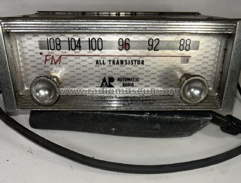 FM All Transistor ; Automatic Radio Mfg. (ID = 2888789) Car Radio