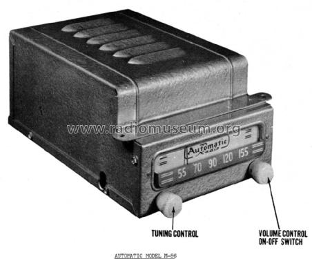 M86 ; Automatic Radio Mfg. (ID = 951670) Radio