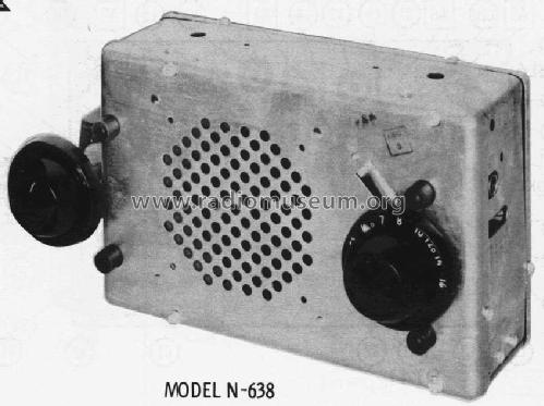 N-638 ; Automatic Radio Mfg. (ID = 590117) Car Radio