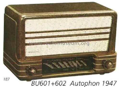 Exportmod. BU602; Autophon AG inkl. (ID = 709334) Radio