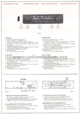 620; Autovox SPA; Roma (ID = 1980628) Car Radio