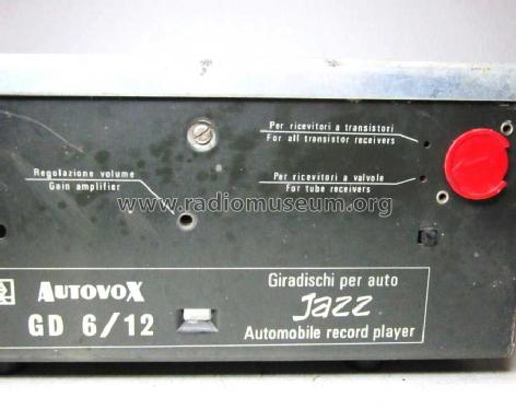 Jazz GD6/12; Autovox SPA; Roma (ID = 1619691) Reg-Riprod